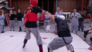 SHAOLIN TEMPLE YUNNAN KUNG FU DEPARTMENT SANDA FREE FIGHTING TRAINING 1