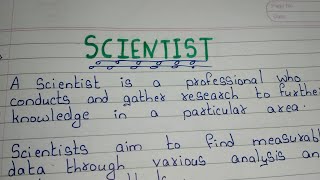 Essay on Scientist in english/ 10 Lines on Scientist