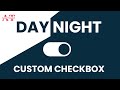 Day Night Mode using only HTML & CSS | Custom Checkbox Toggle Button | @amittutorial5