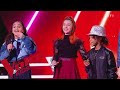 BigFlo et Oli - Coup de vieux | Ilyana, Zoé, Tahys  | The Voice Kids France 2023 | Battle