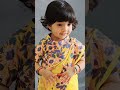 baby did makeup u0026 wear saree if babies can talk shorts ytshorts amyratalks mrandmrsprince