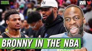 Bronny James “100% will be successful” in NBA + ‘Mind the Game’ w/ LeBron reaction | Draymond Green
