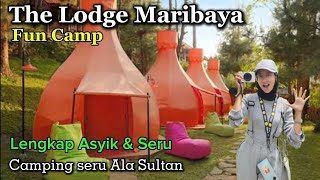 Review terbaru Fun Camp The Lodge Maribaya | Rekomendasi Seru wisata Lembang-Bandung