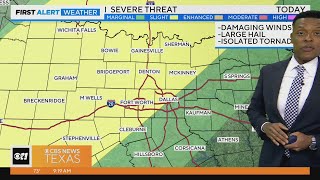 Strong-to-severe storms possible tonight through tomorrow morning