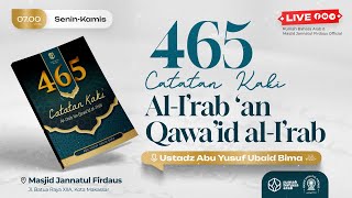 #NgajiKitab | 465 Catatan Kaki Al-I'rab 'an Qawa'id al-I'rab | Pelajaran 15