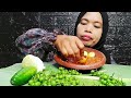 mukbang lalapan mentah ❗leunca mentimun kol mentah jengkol sambel terasi ✨ mukbang indonesia