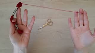 What does “use three strands” mean in hand embroidery