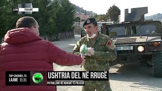 Tiranë/ Ushtria del në rrugë