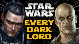 Every Dark Lord of the Sith - Star Wars Canon and Legends