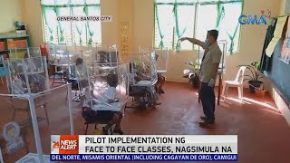 Pilot implementation ng face to face classes, nagsimula na | 24 Oras News Alert