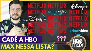 HBO MAX DE FORA DAS MAIORES DO ANO?! Netflix, Disney Plus e Prime Vídeo DOMINAM!