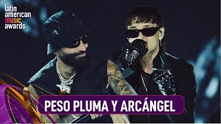 Peso Pluma y Arcángel con 'Peso Completo' | Latin American Music Awards 2024