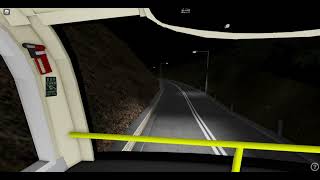 [北潭路山泥傾瀉封路 | 黃柱入北潭涌]Roblox KMB 94(北潭涌循環線)