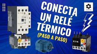 ⚡ Cómo Conectar un Relé Térmico a un Contactor 🛠️ ¡Paso a Paso! #automatizacion #electrical