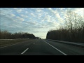 countryside driving interstate 75 i 75 tennessee usa