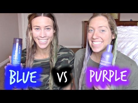 PURPLE VS BLUE Shampoo- What Should You Be Using On You Hair? - YouTube