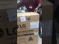 unboxing LG 6.5kg 2023 new model washing machine #shorts