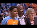 lady vol basketball senior night ceremony