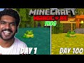 I survived 100 days as a Frog in Minecraft Hardcore.