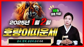 호랑이띠🐅✨2025년 상반기 1월 2월 호랑이띠운세(범띠운세)✨문서 합격 승진의 기운이 가득하다! 호랑이띠(범띠) 분들 미리 보고 준비해서 대박나세요🙏[분당점집 용한점집 백석암]