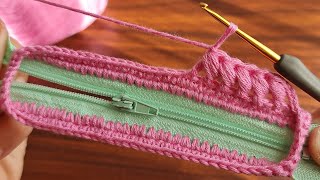 Wow!!! Super Easy Crochet Knitting - Çok Güzel Kullanışlı Heryerde Kullanacağınız Cüzdan,Çanta Model