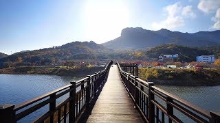 【4K60FPS】 Walking around Dragon-road, Damyang, Jeollanam-do, Korea  담양호 담양 용마루길