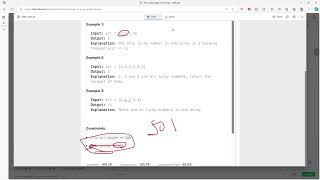 LeetCode 1394 | Find Lucky Integer in an Array | Counting Array | Java