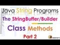 97 Java StringBuffer and StringBuilder Methods Part 2 |