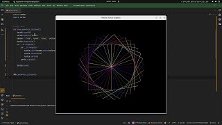 How to create a colorful 3d illusion with python turtle? how to draw a colorful geometric 3d