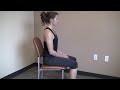 correct seated posture