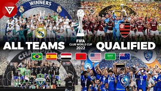 All Qualified Teams FIFA Club World Cup 2022 | JunGSa Football