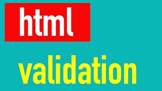 Validation of HTML document using validator.w3.org