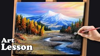 Painting a Realistic Landscape with Acrylics