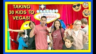 TAKING 30 KIDS TO VEGAS | ROAD TRIP 2019