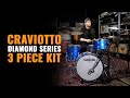 Craviotto Diamond Series 3 Piece Drum Kit | CDE Drum Demo | Mike Hussa