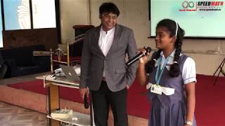 SPEED MATH TESTIMONY, ST.MARY SCHOOL, KALYAN