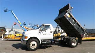 Sold! 2011 Ford F750 5-Yard S/A Dump Truck Cummins 6.7L PTO Cold bidadoo.com