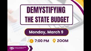 Demystifying the State Budget