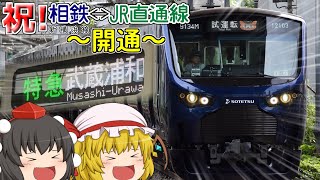 【祝!新線開通】相鉄・JR直通線に乗ってきた【ゆっくり実況】