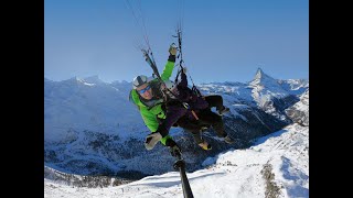 Paragliding High Above Zermatt