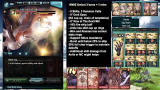 GBF UnF Wind 2021 : Owlcat NM95 Fire Magna 3T under 1 minutes