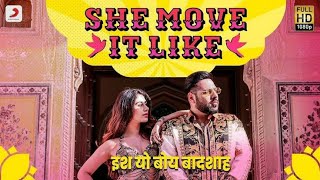 she move it like  3D song -official video | Badshah | Warina Hussian | one album | arvindra khaira|