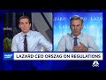 Lazard CEO Peter Orszag on the economy, impact of port strike and Middle East conflict, state of M&A