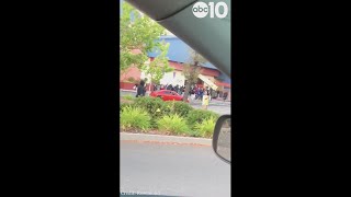 Looters use crane to break into Best Buy in Fairfield, California | RAW