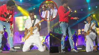 Bercy Saloum, À genoux sur Scène, le guitariste de Wally Seck, Cheikh Niane étonne le public…