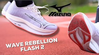 MIZUNO Wave Rebellion FLASH 2 ✦ TEST ✦ 4K