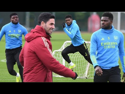 Thomas Party Returns To Full Arsenal Training Mikel Arteta Excited Ahead Of Nottingham Encounter !