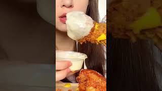 炸鸡也太好吃了吧 #炸鸡#吃播#asmr#美食