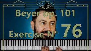 Piano tutorial - Beyer Op. 101 esercizio N° 76