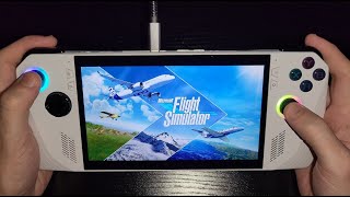 Asus ROG Ally Microsoft Flight Simulator 30 fps !!